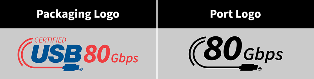 Performance Chart Logos Certified USB Logos